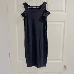Athleta Black Cold Shoulder Dress #777119 - Size XS - VGUC